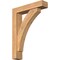 Ekena Millwork Thorton Block Smooth Bracket w/ Offset Brace, Western Red Cedar, 5 1/2"W x 24"D x 32"H BKT0604X24X32THR05SWR - alternate 1